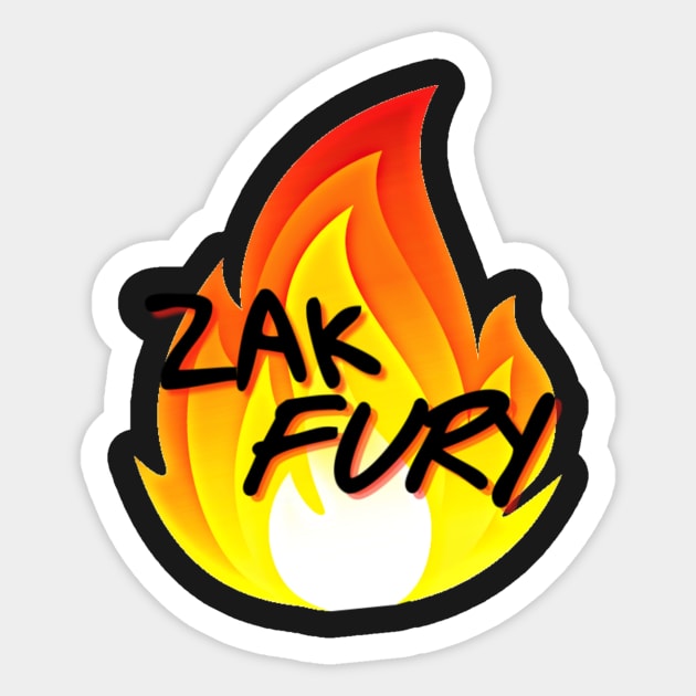 Zak Fury Authentic Sticker by EWFEvansvilleWrestling